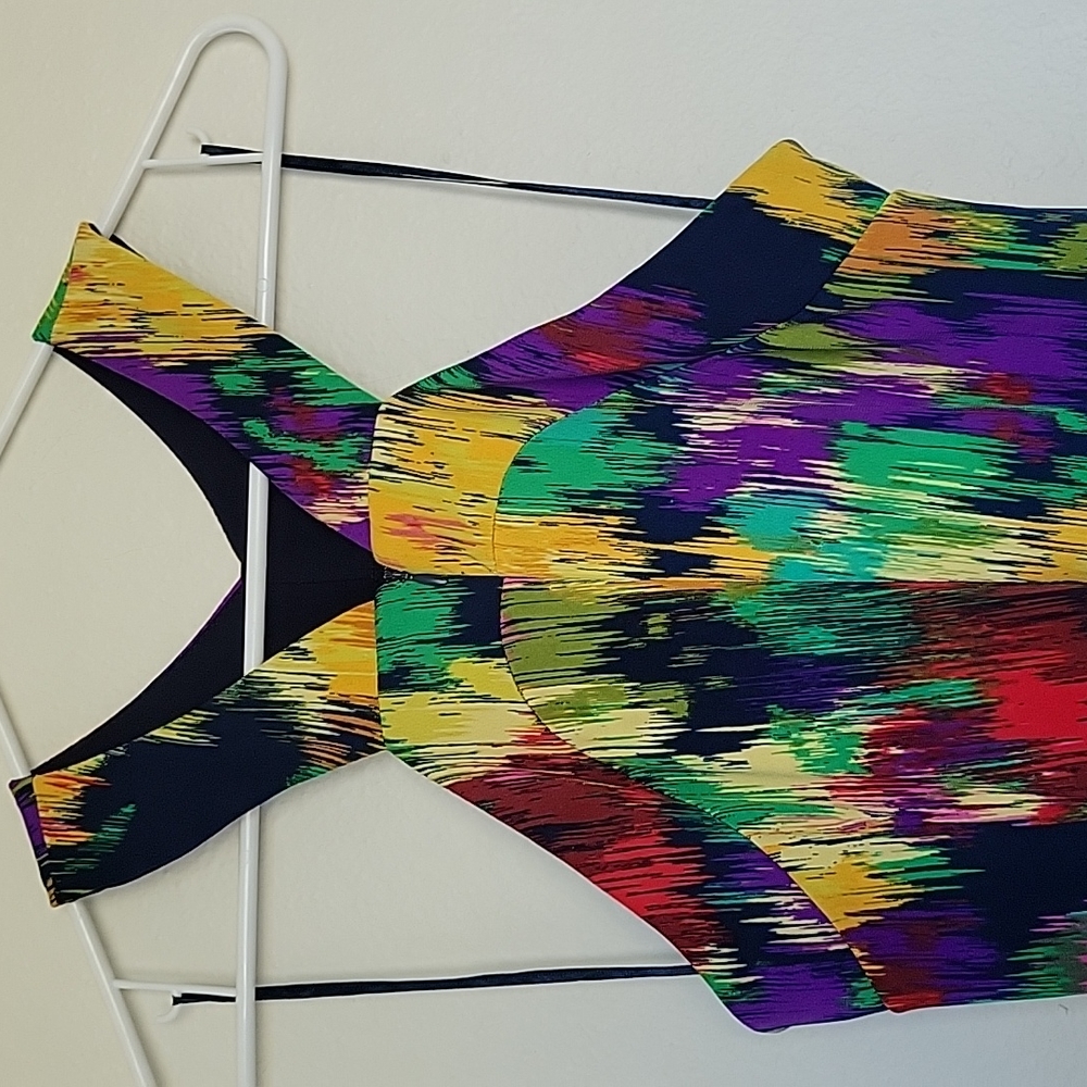 Copio Maxi Abstract Floral Dress - Picture 6 of 7